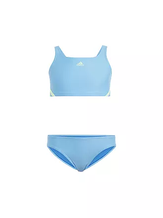 ADIDAS | Bikini da ragazza a 3 strisce | hellblau